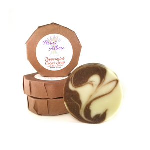 Peppermint Cocoa Soap with Shea Butter