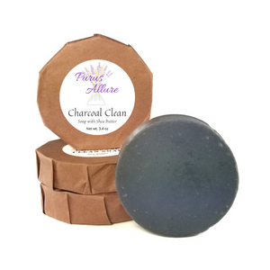 Charcoal Clean Soap with Shea Butter