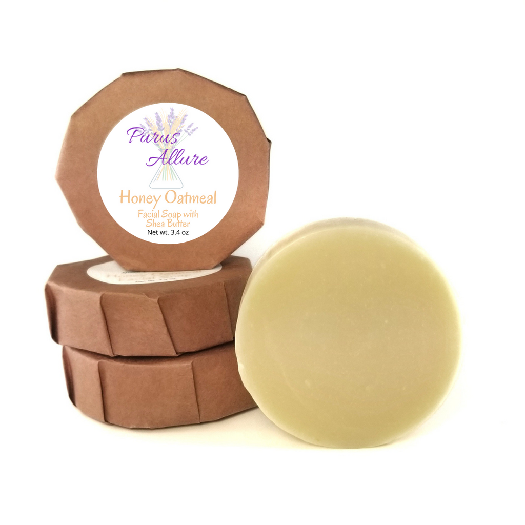 Honey Oatmeal Facial Soap with Shea Butter