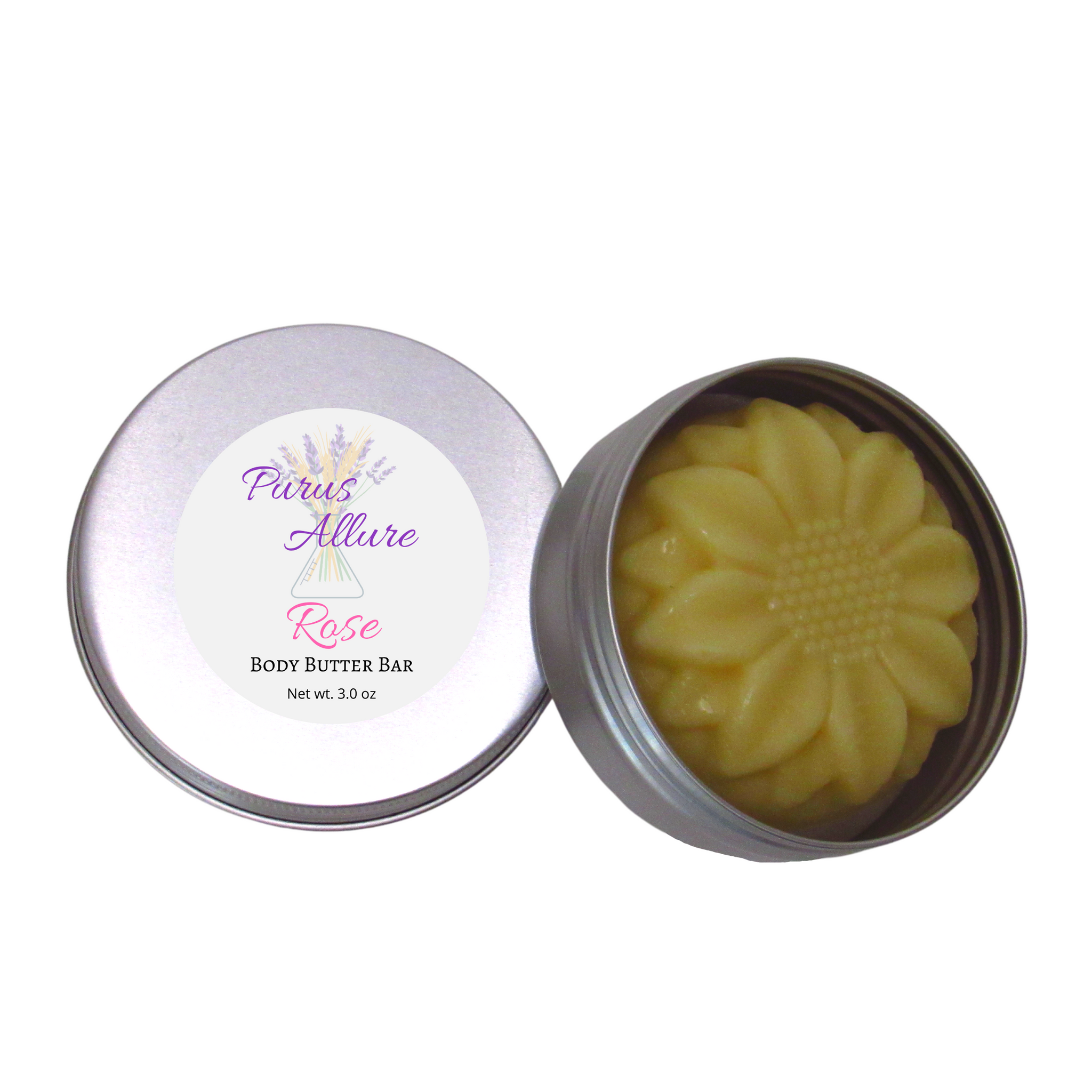 WS Natural Body Butter Bars In Tin - 3.0 oz - Multiple Scents
